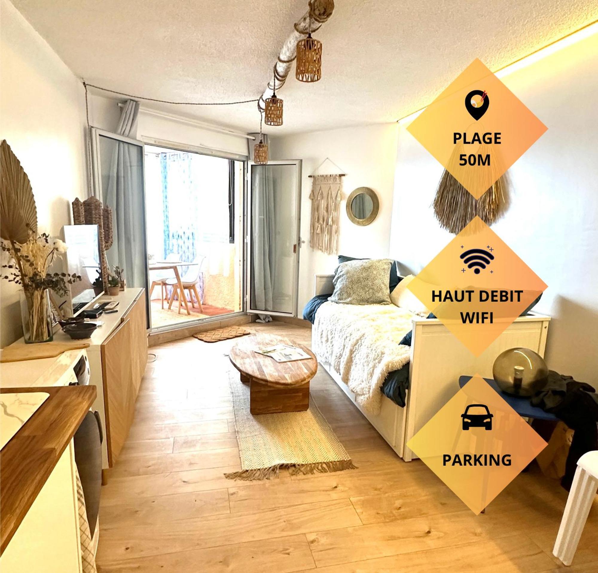 Appartement 2 A 4 Personnes A 50M De La Plage 拉卡诺 外观 照片